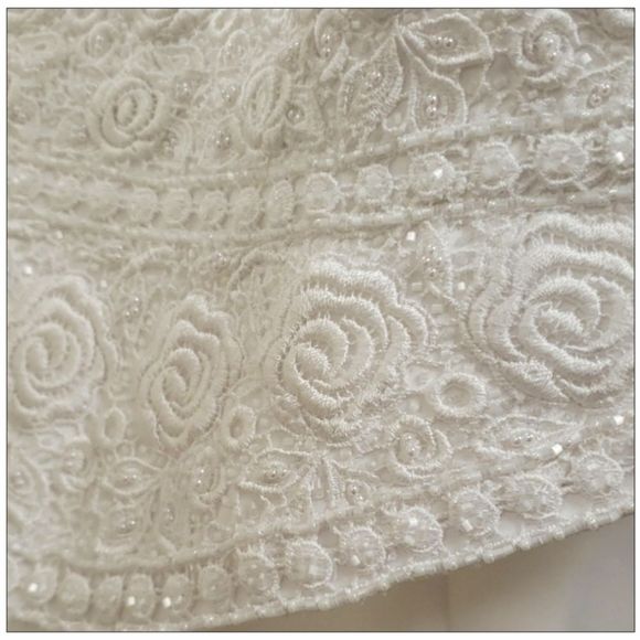 💕💖LACE Bodice Two Piece Wedding Dress Size - Picture 7 of 8